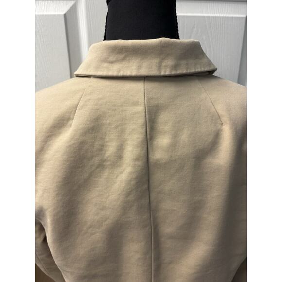 Ladies Tan Two Button Blazer Size M - Picture 5 of 8